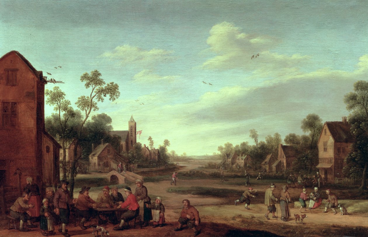 Erdős folyó táj, 1646 alkotó: Joost Cornelisz. Droochsloot
