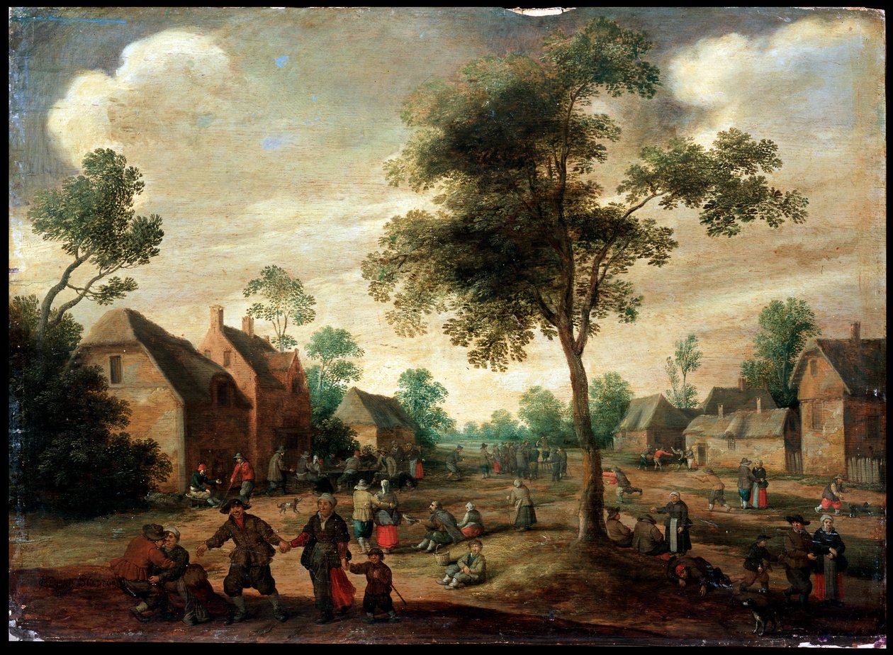 „Országünnep”, 17. század alkotó: Joost Cornelisz Droochsloot