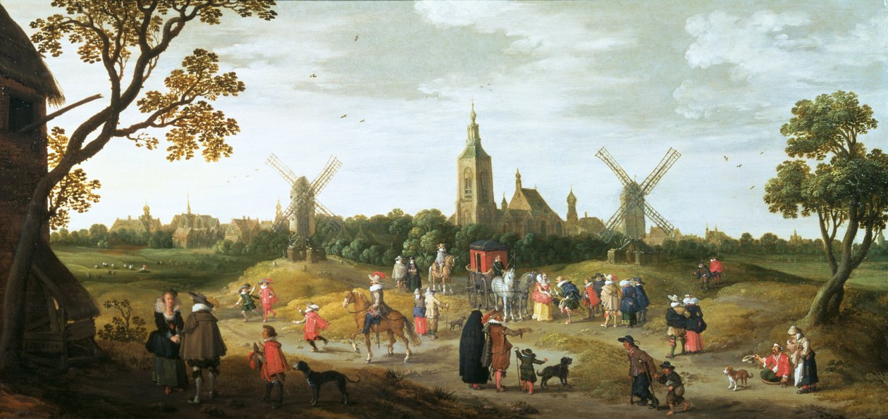 Nyár, 1624 (panel) (81007 pár) alkotó: Joost Cornelisz. Droochsloot