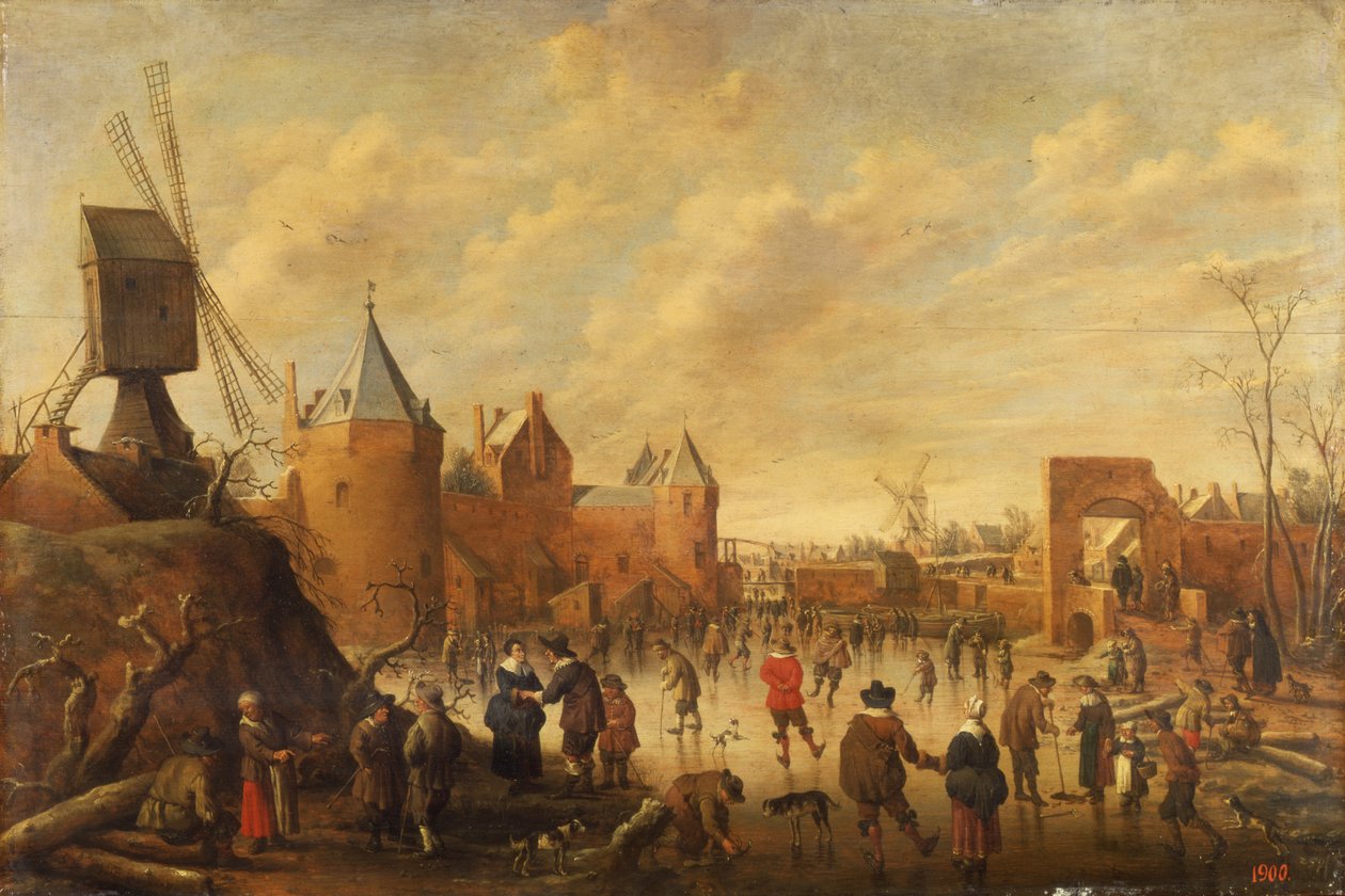 Tél egy holland városban alkotó: Joost Cornelisz. Droochsloot