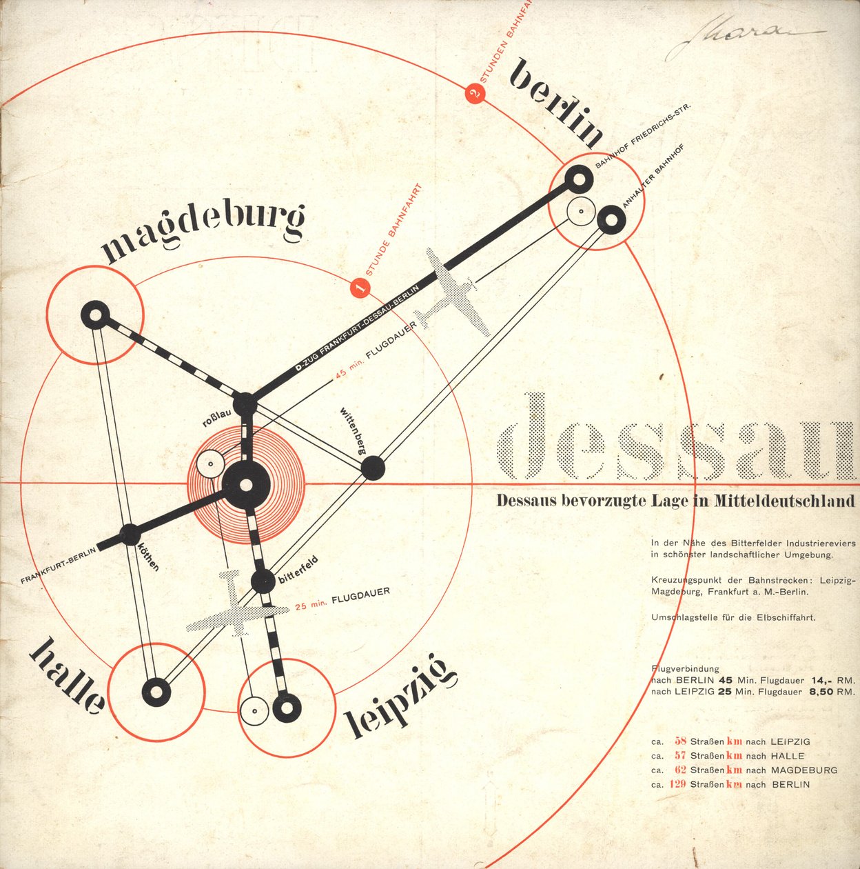 Dessau: a régi kultúra talaján, 1931. alkotó: Joost Schmidt