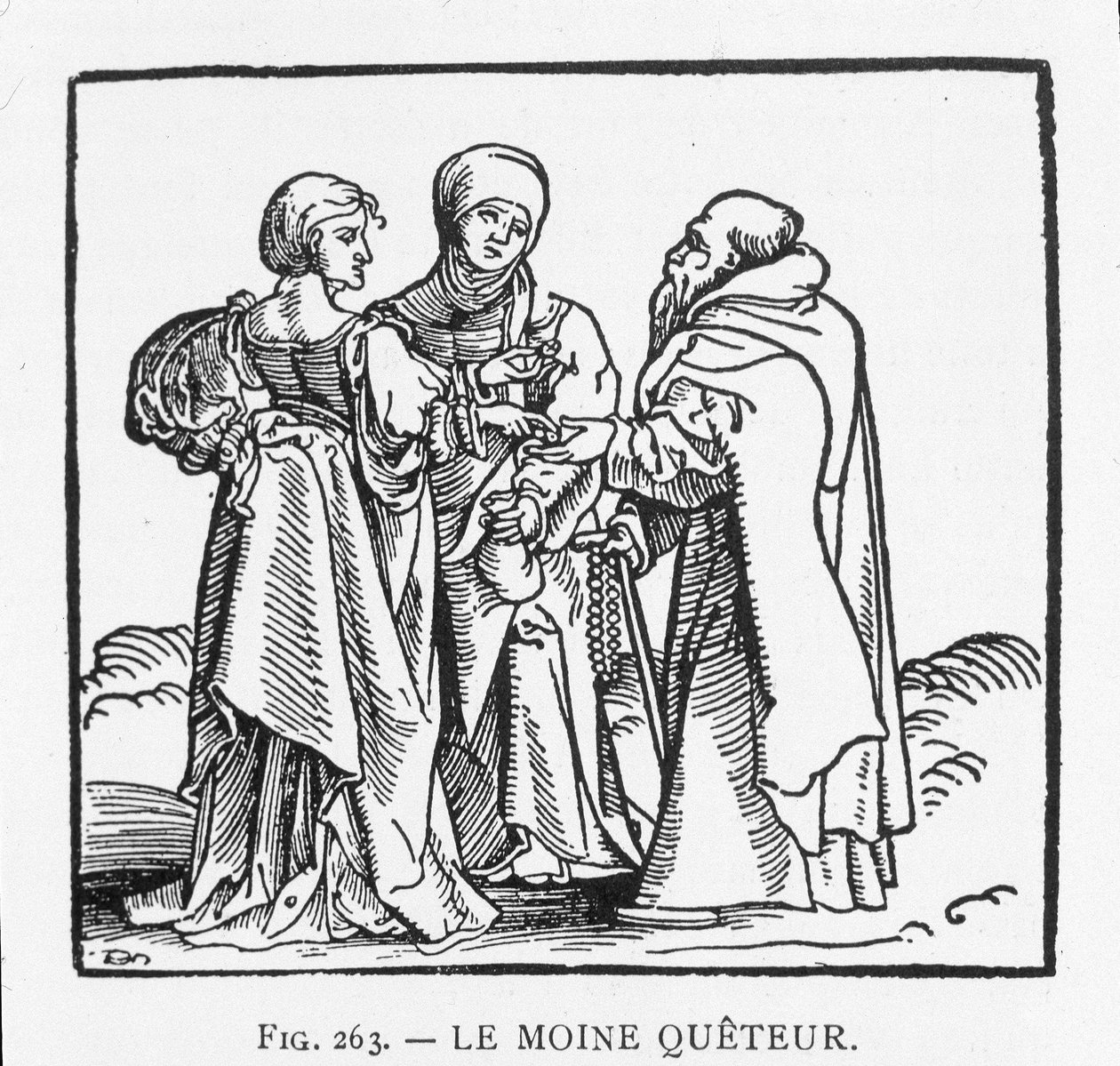 A Quetter Monk: J¿rg Breu fametszete, amely egy 1522 körül Augsburgban kiadott, a reformáció jegyében megjelent füzet címét képezi: „” Barátságos beszélgetés egy osztrák tartományból származó carme és egy szolgálólány között”” alkotó: Jorg II Breu