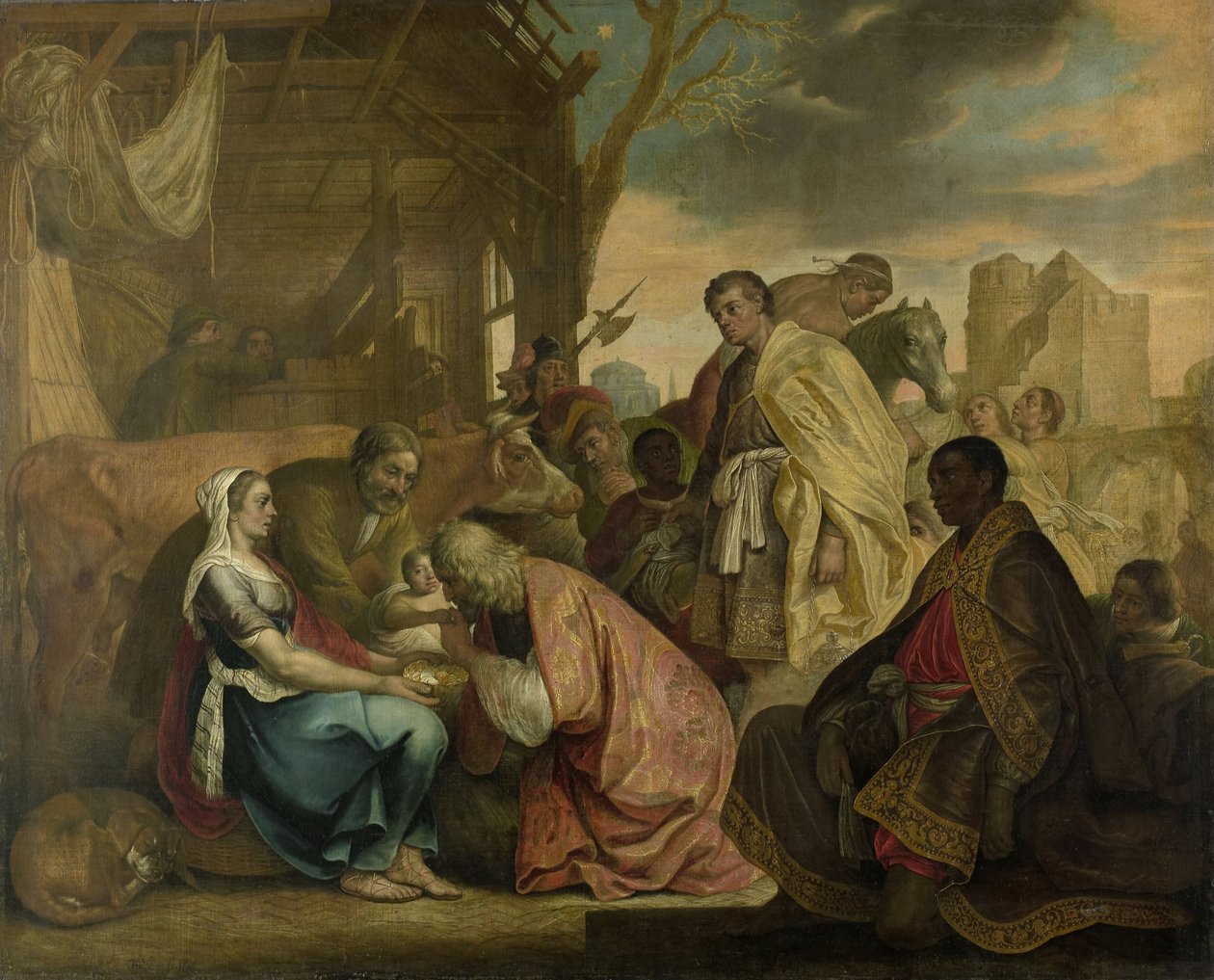 A mágusok imádata, 1646 alkotó: Joris van Schooten