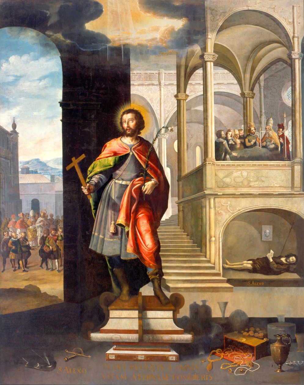 Szent Alexius alkotó: José Juárez