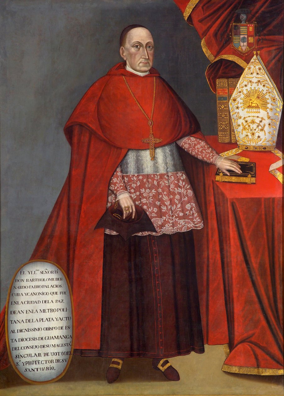 Bartholomew Fabro y Palacios, Huamanga püspöke alkotó: José Núñez de Sotomayor