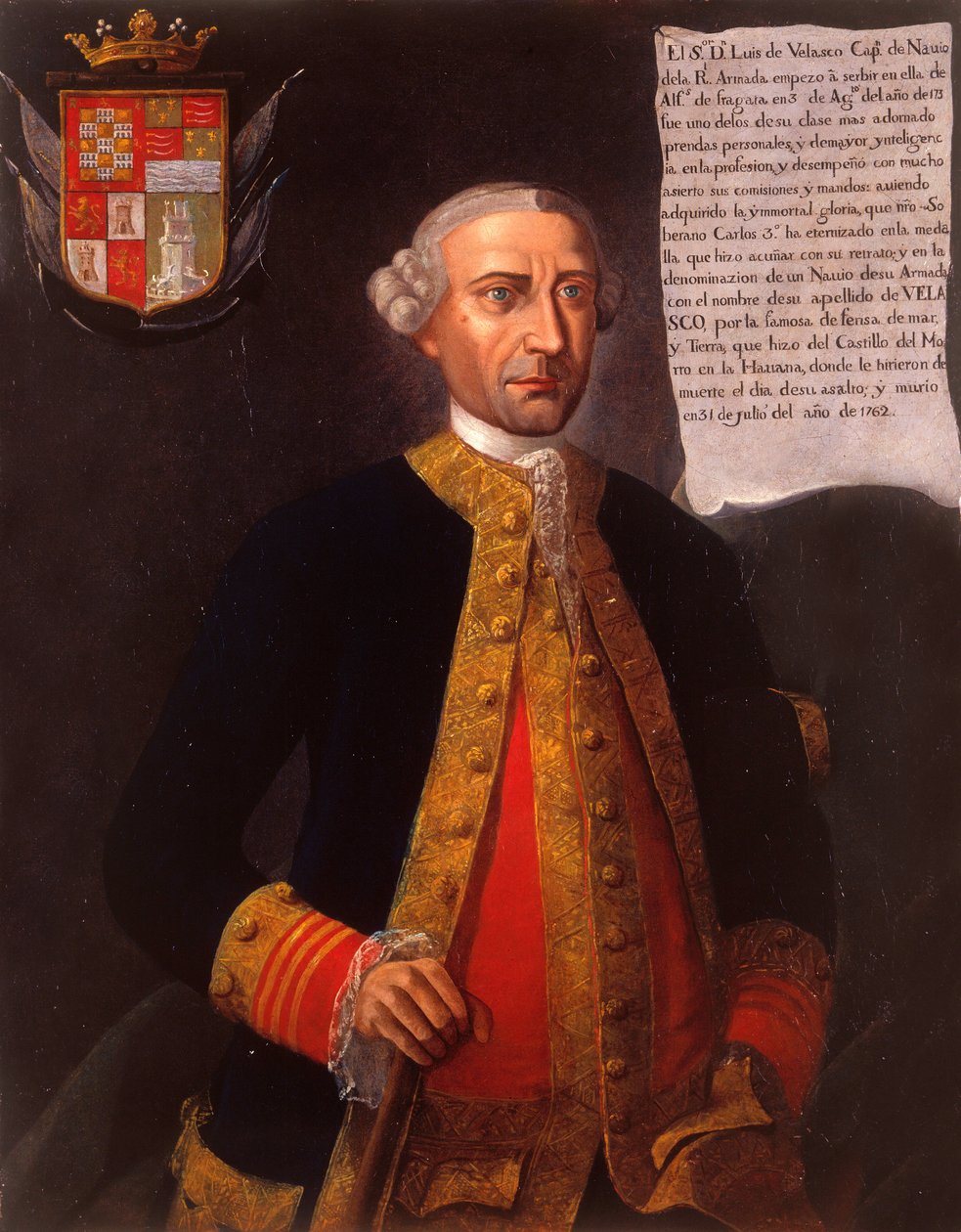 Luis Vicente de Velasco alkotó: José Nicolás de la Escalera