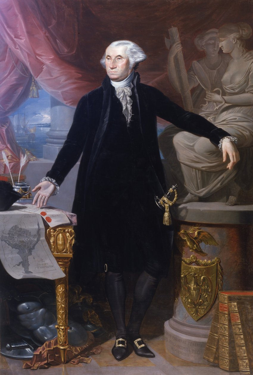 George Washington retrótja alkotó: José Perovani