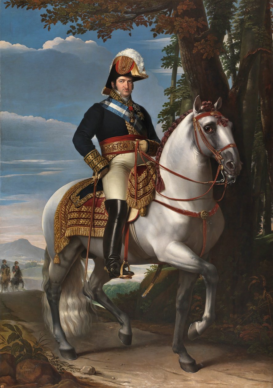 Ferdinánd VII alkotó: José de Madrazo y Agudo