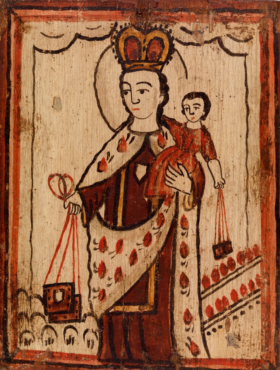 Kármel-hegyi Szűzanya alkotó: José Aragon