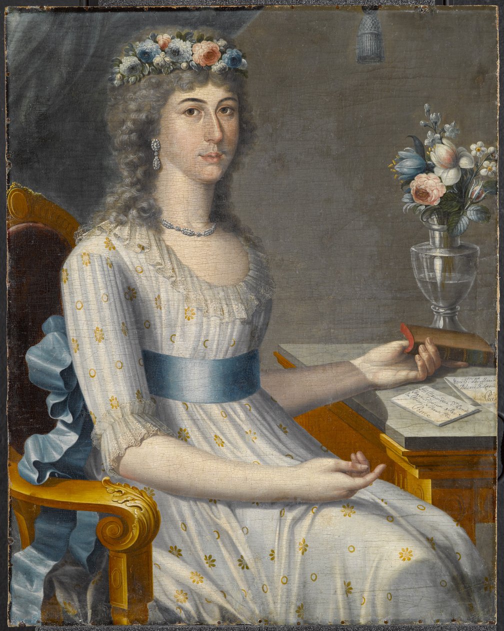 Doña María de los Dolores Gutiérrez del Mazo y Pérez, 1796 körül alkotó: José Campeche