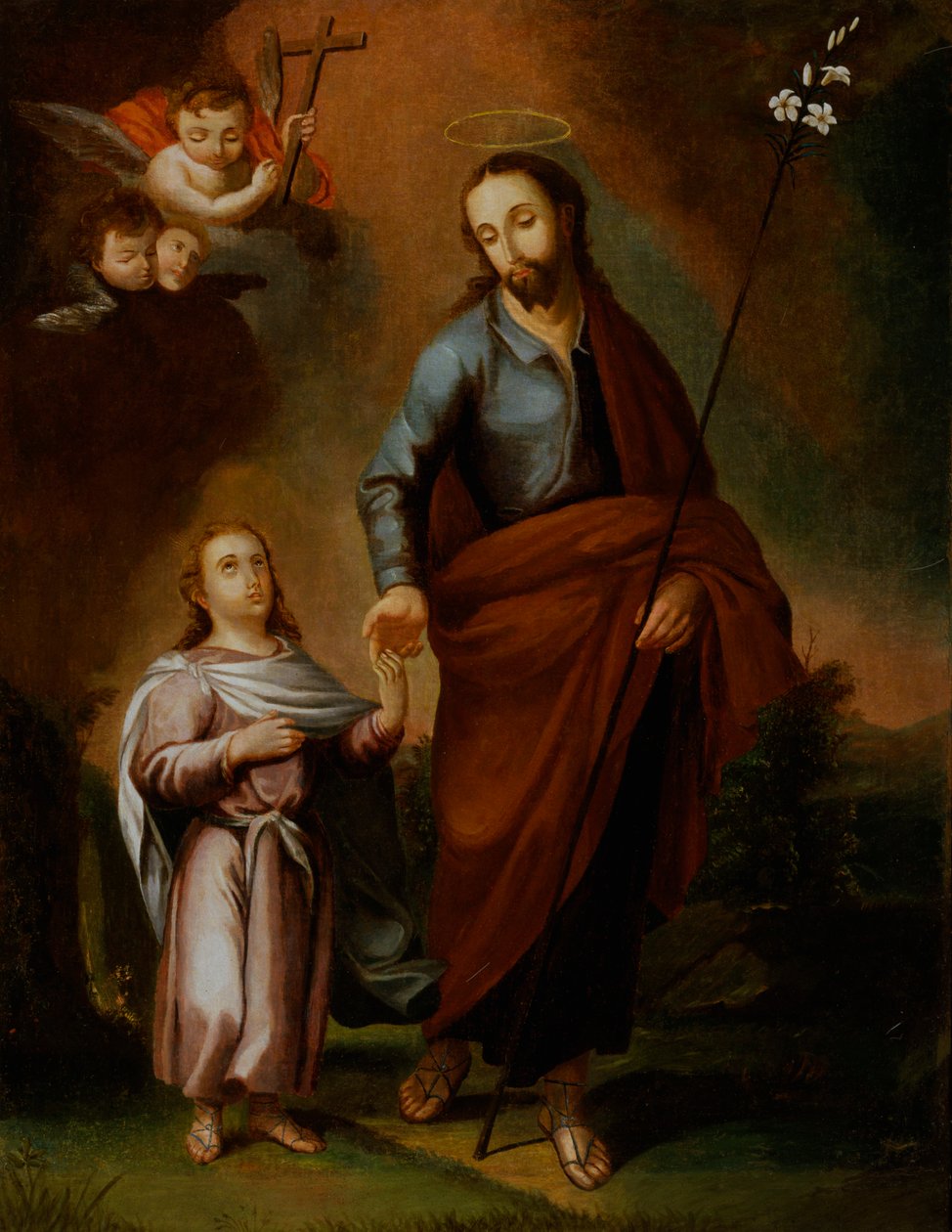 Szent József és a gyermek Krisztus, kb. 1794. alkotó: José Campeche