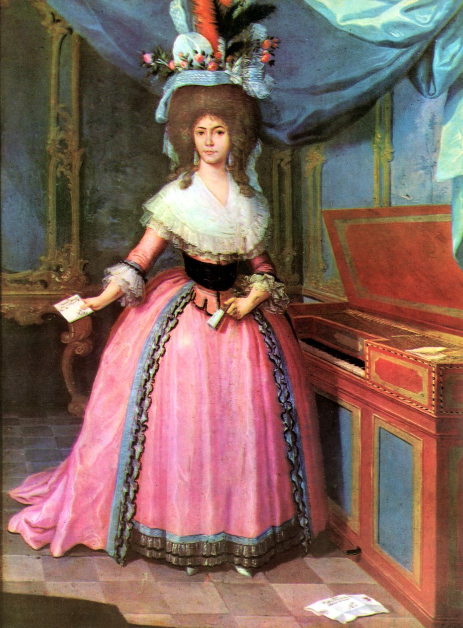 Spanyolul: Doña Maria Dolores Martinez de Carvajal alkotó: José Campeche