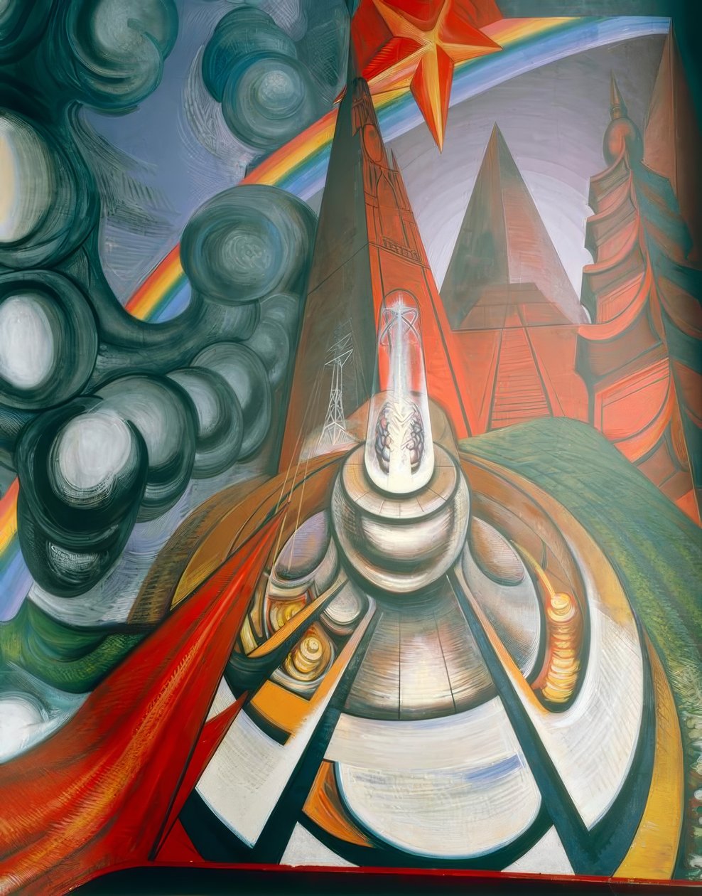 A teljes biztonság érdekében és minden mexikói számára alkotó: José Clemente Orozco