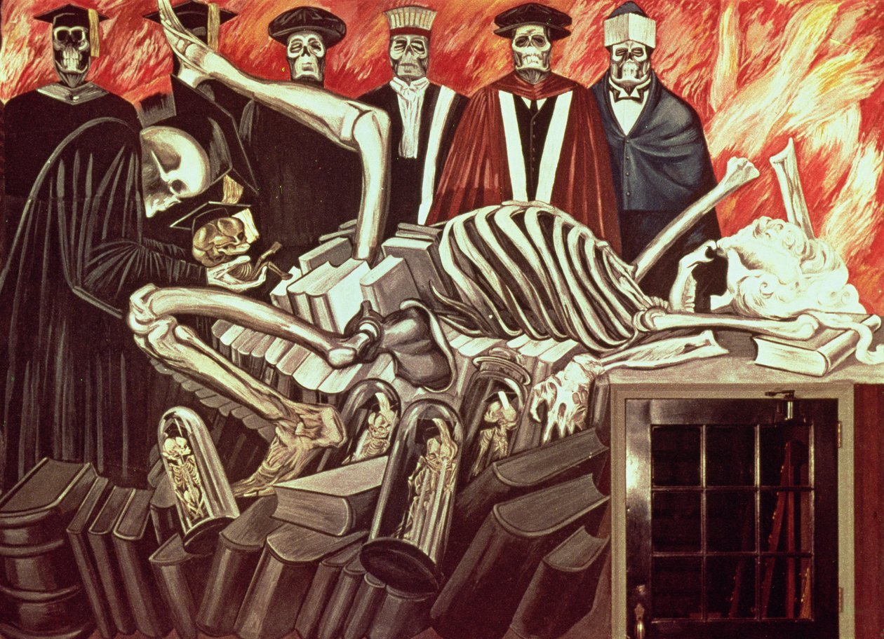 A modern világ istenei, Az amerikai civilizáció eposzából alkotó: José Clemente Orozco
