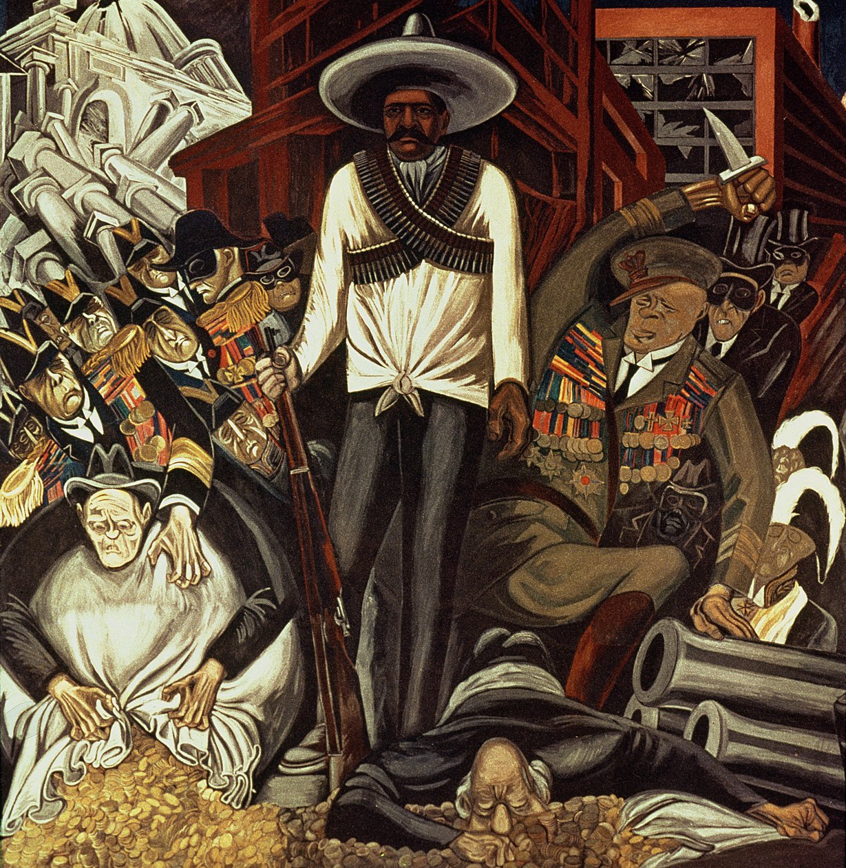 Hispán-Amerika, Az amerikai civilizáció eposzából alkotó: José Clemente Orozco