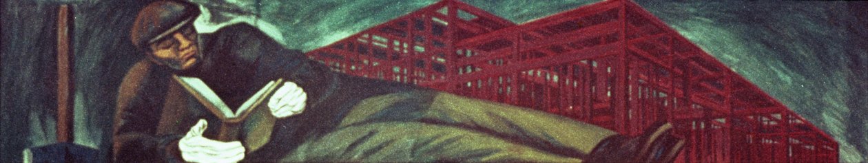 Modern Industrial Man III, Az amerikai civilizáció eposzából alkotó: José Clemente Orozco