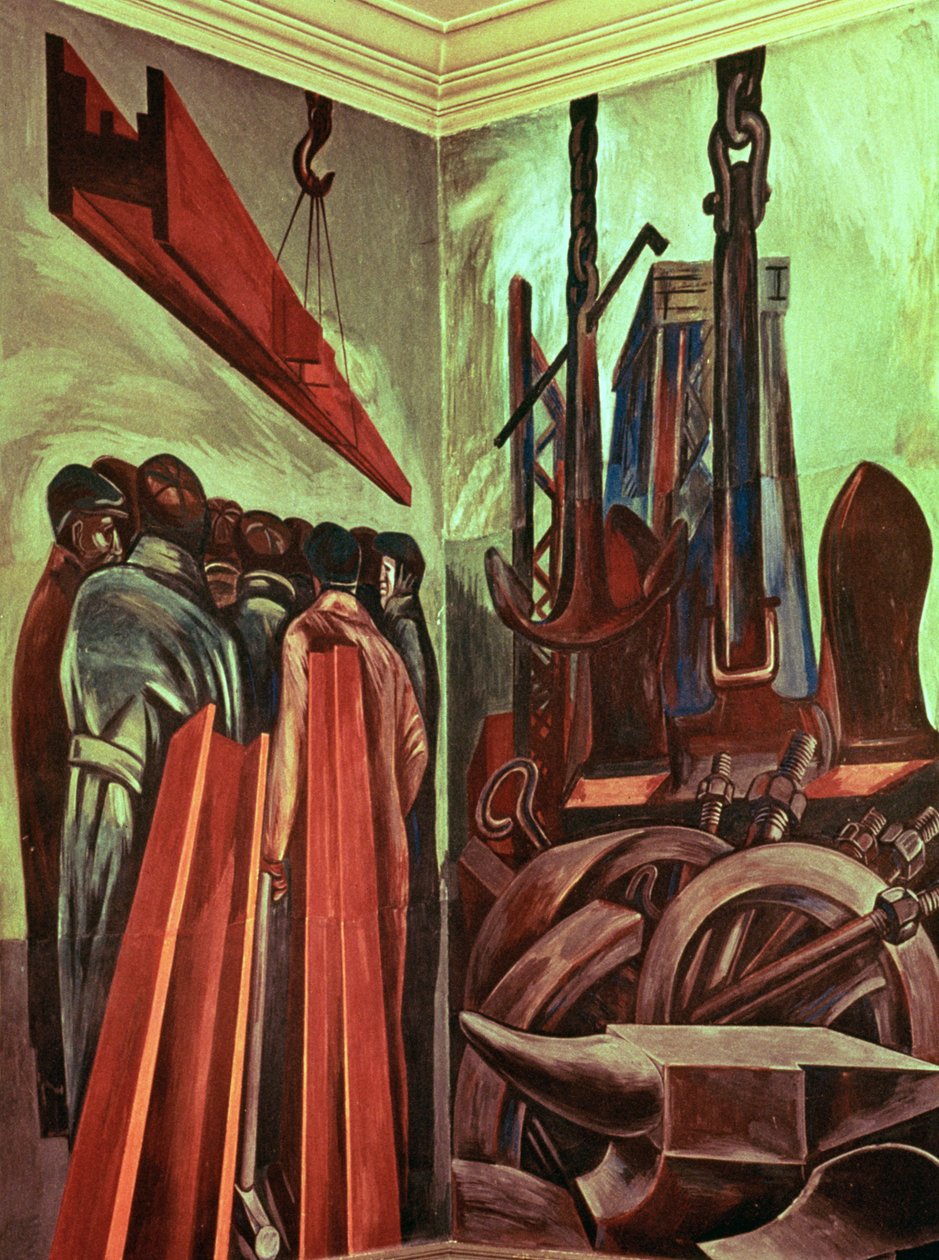 Modern Industrial Man II, Az amerikai civilizáció eposzából alkotó: José Clemente Orozco