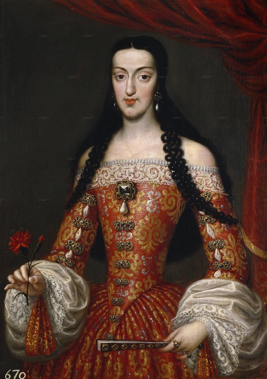 Spanyol: María Luisa de Orleans, reina de España Orleans-i Mária Louise, Spanyolország királynője alkotó: José García Hidalgo