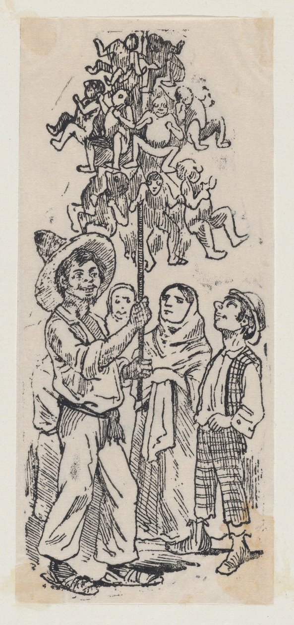 Egy játékokat árusító eladó kb. 1880-1910., kb. 1880-1910. alkotó: José Guadalupe Posada