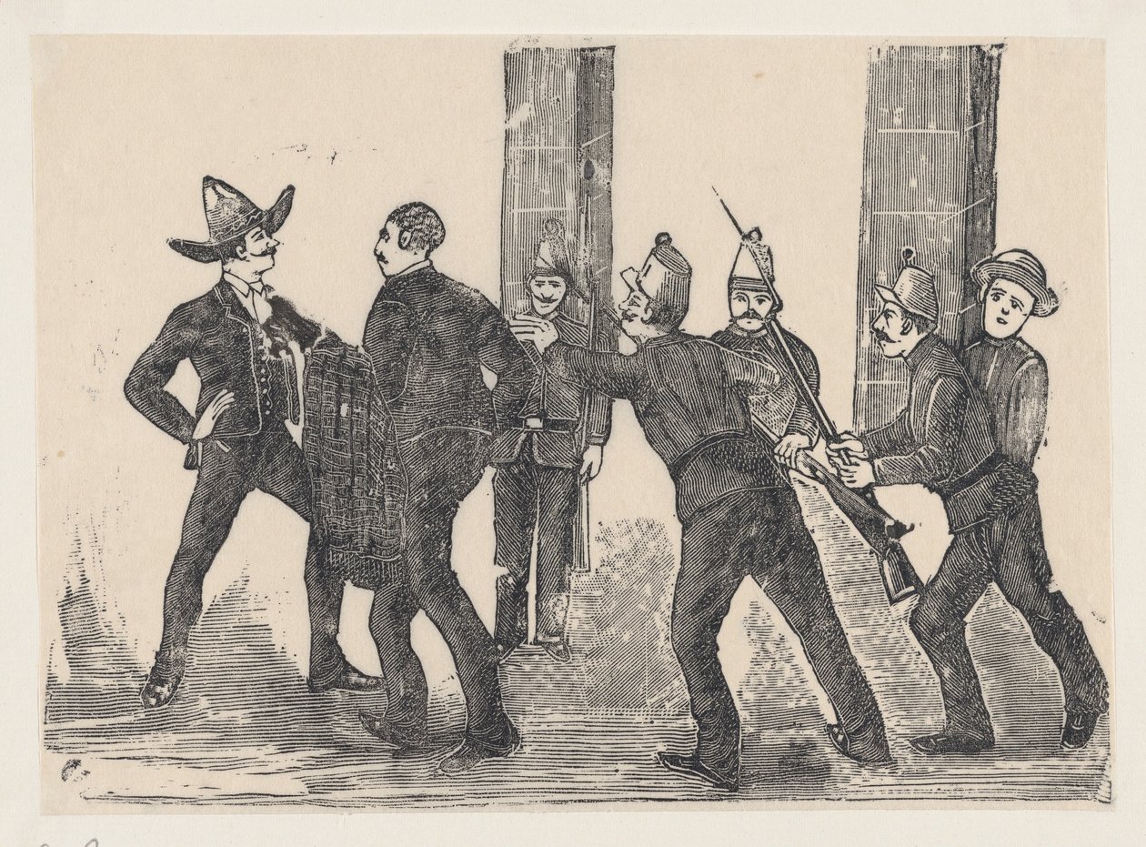 Bruno Martinez Jézus kivégzése, 1892., 1892. alkotó: José Guadalupe Posada