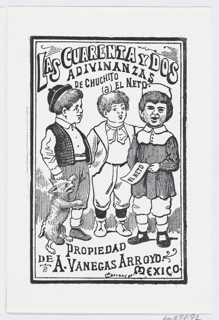 Negyvenkét tipp, kb. 1900-1910., kb. 1900-1910. alkotó: José Guadalupe Posada