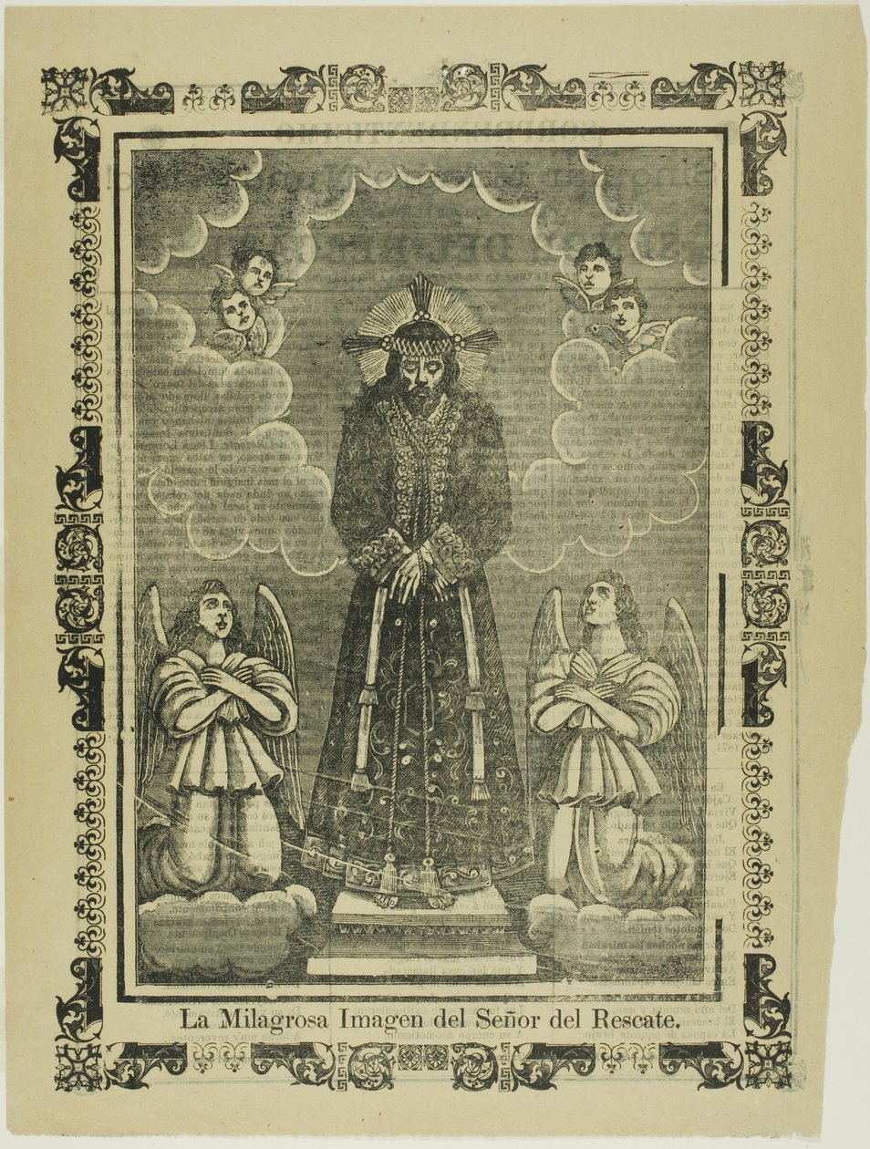 A Megváltónk csodálatos képe (The Miraculous Image of Our Savior) alkotó: José Guadalupe Posada