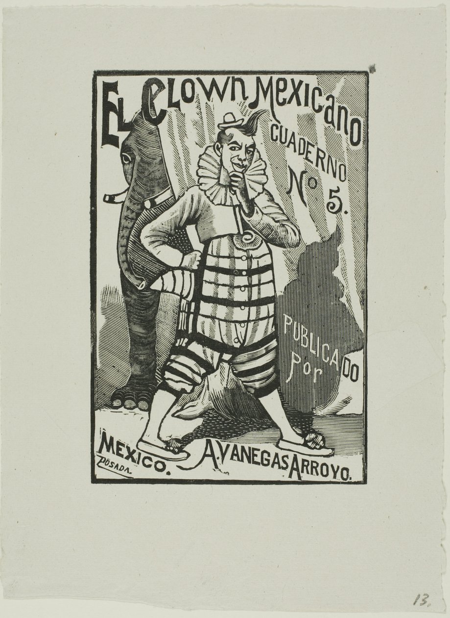 Mexikói bohóc, nem. 5 alkotó: José Guadalupe Posada