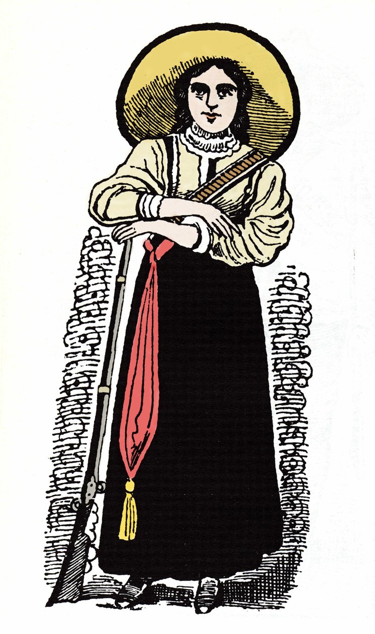 A mexikói forradalom (1910-1920): mexikói katona. Jose Guadalupe Posada (1852-1913) xilográfiája. alkotó: José Guadalupe Posada