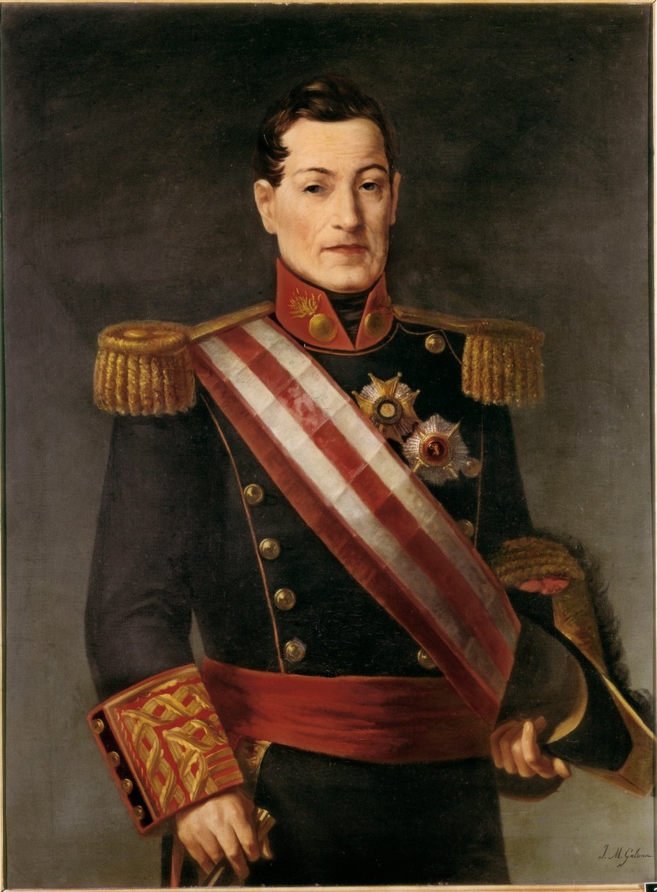 Ildefonso Diez de Rivera, Almodovar grófja (1777-1846), spanyol katona és politikus portréja. Jose Maria GALVAN Y CANDELA (1837-1899) festménye XIX. alkotó: José María Galván y Candela