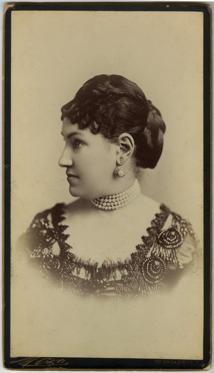 Mrs. William Astor (szépia nyomat) alkotó: José Maria Mora