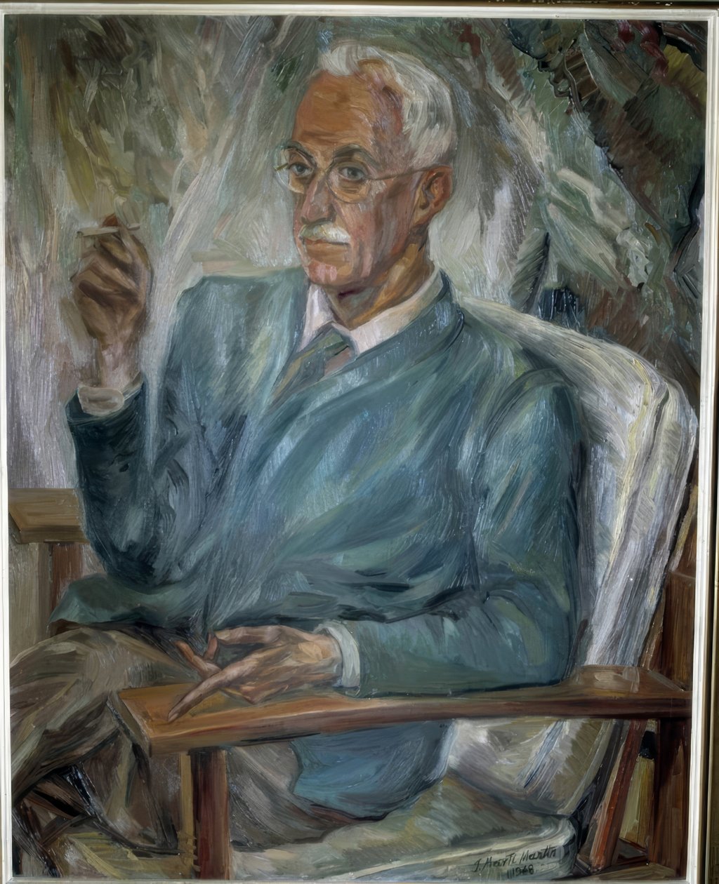 Oleo De Jesus Marti alkotó: José Moreno Villa