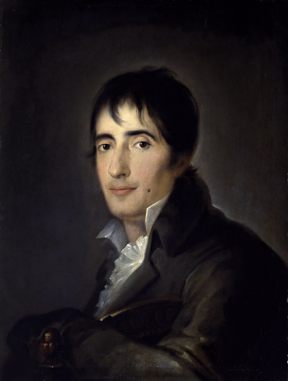 Manuel José Quintana költő portréja 1772-1857, 1806. alkotó: José Ribelles y Helip