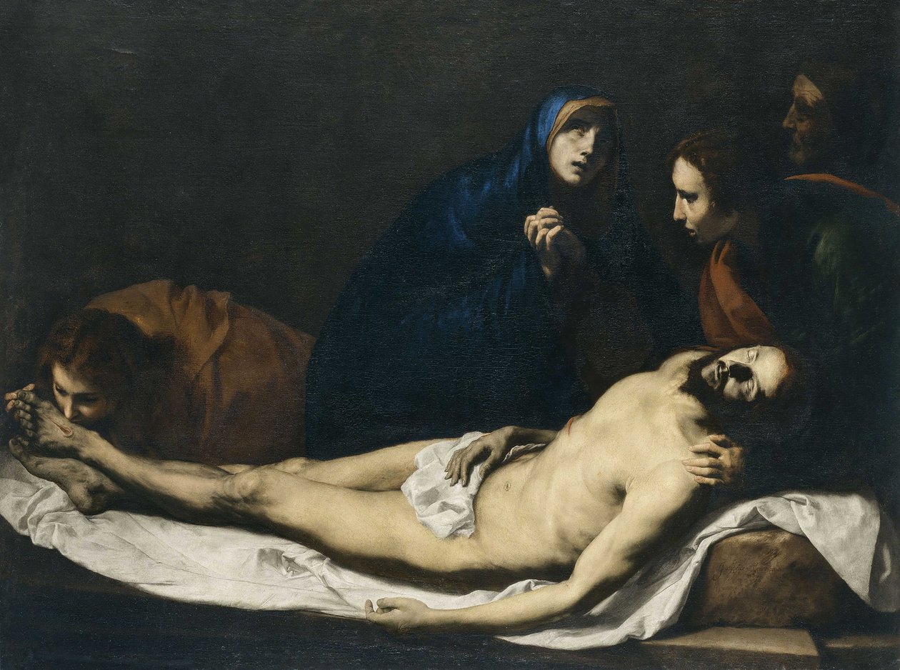 Siralom Krisztus felett, 1633. alkotó: José Ribera de