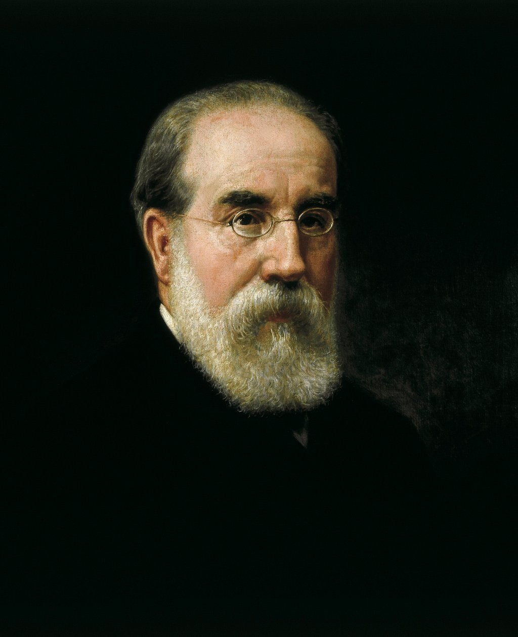 Francisco Pi i Margall (1824-1901) spanyol államférfi és író (1824-1901) portréja alkotó: José Sánchez Pescador