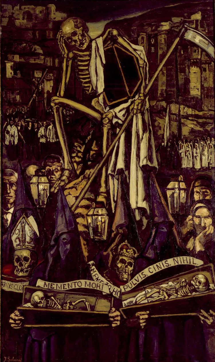 Halottak körmenete alkotó: José Solana