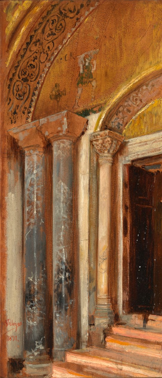Ajtó, San Marco, Velence, 1891. alkotó: José Villegas Cordero
