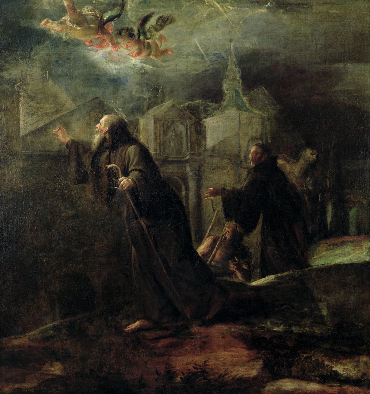 Paolai Szent Ferenc látomása alkotó: Jose Jimenez Donoso