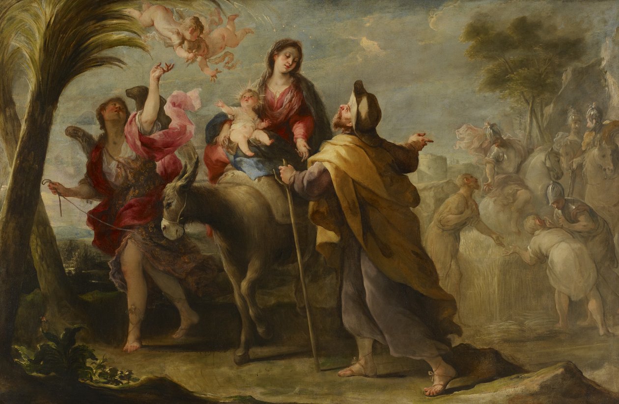 Repülés Egyiptomba, 1669 alkotó: Jose Moreno