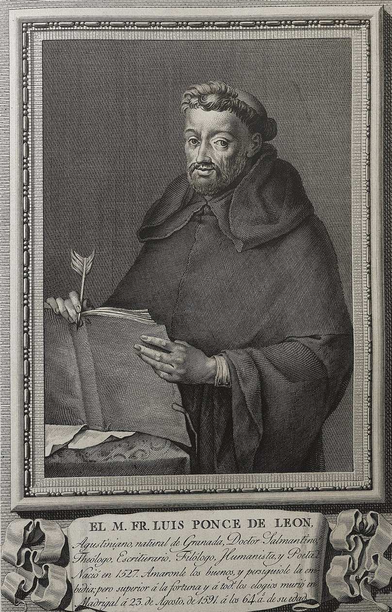 Barcelon, Juan (1739-1801). Fray Luis de Leon portréja. 1791. (36 x 23