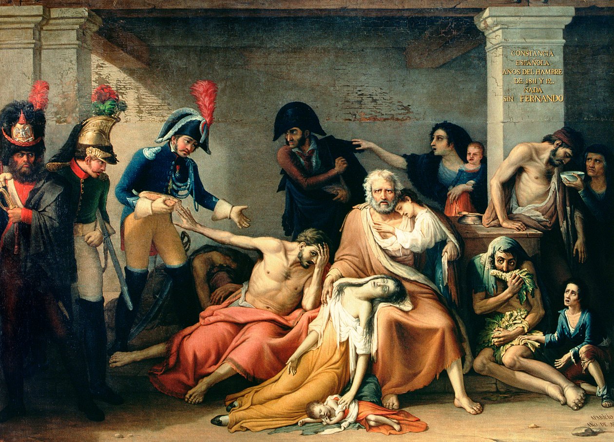 Madrid éhezése, 1811-1212 alkotó: José Aparicio