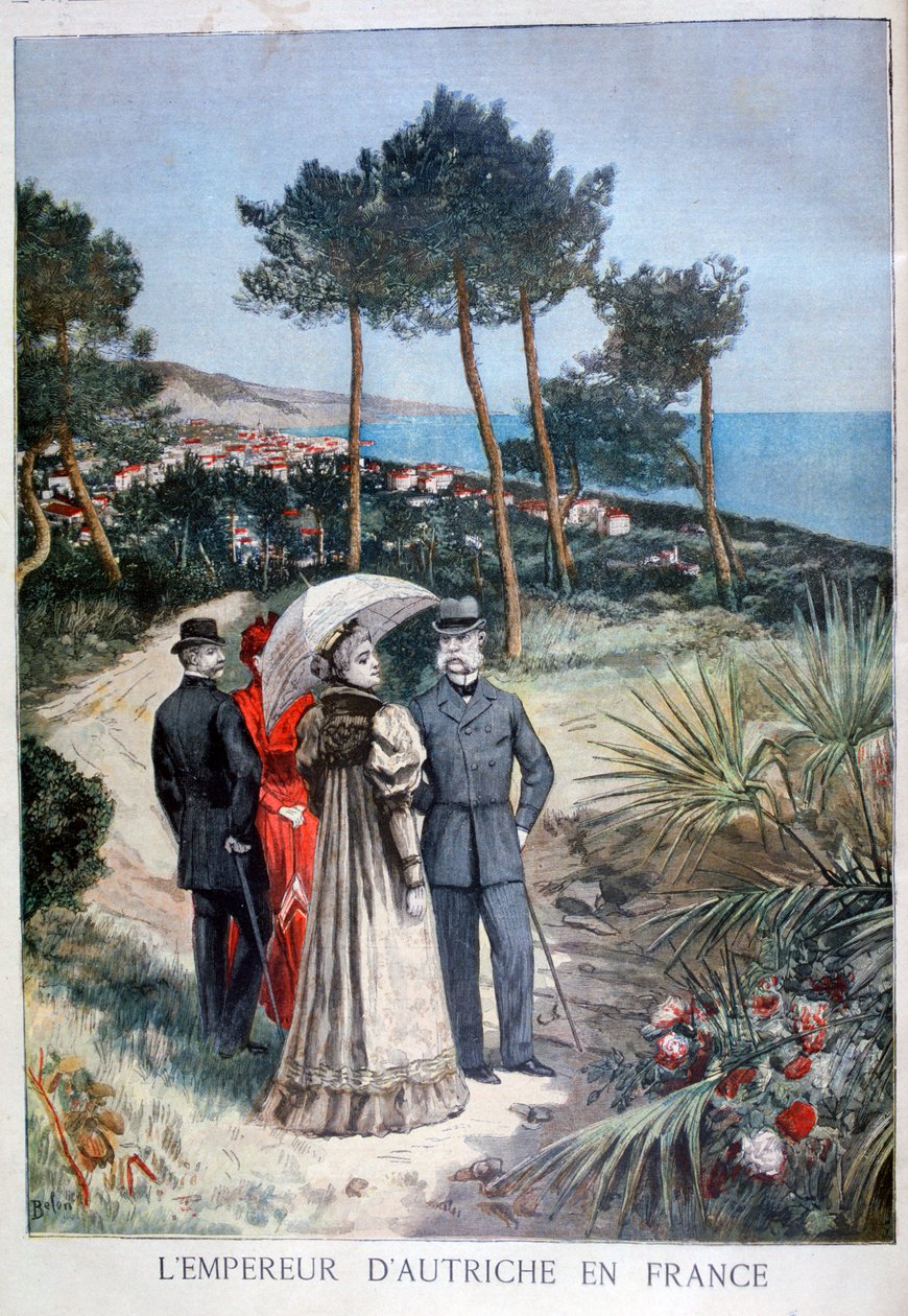 I. Ferenc József osztrák császár franciaországi látogatásán 1894-ben alkotó: Jose Belon