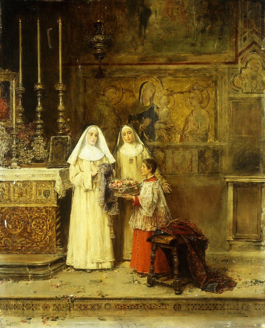 Santa Maria della Rosa ünneplése alkotó: Jose Benlliure y Gil