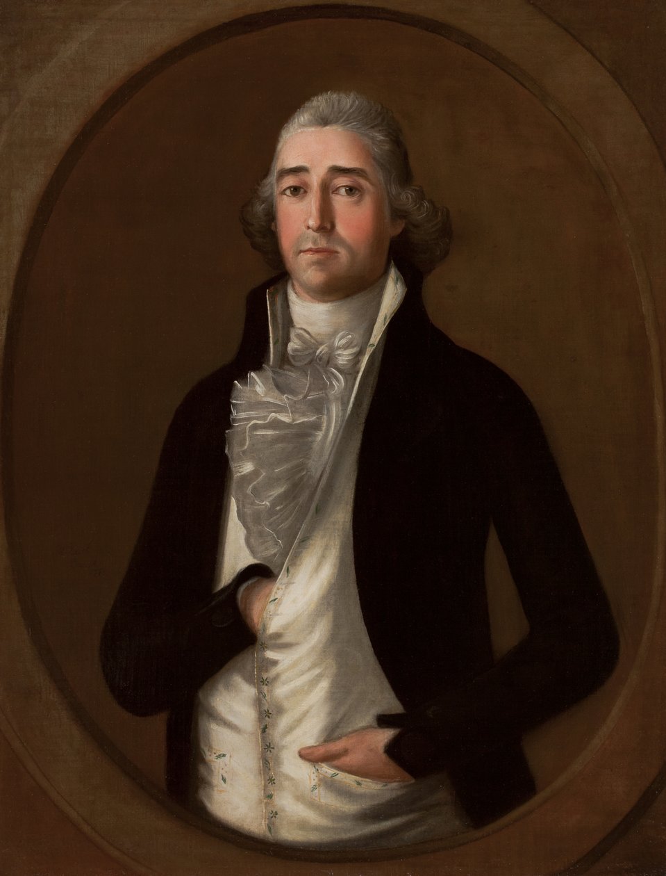 Egy ismeretlen férfi portréja, 1778 alkotó: Jose Francisco Xavier de Salazar y Mendoza
