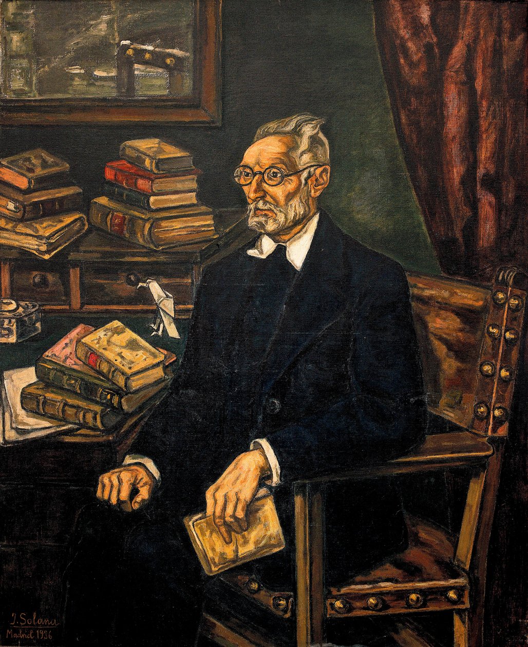 Miguel de Unamuno, Jose Gutierrez Solana festette alkotó: Jose Gutierrez Solana