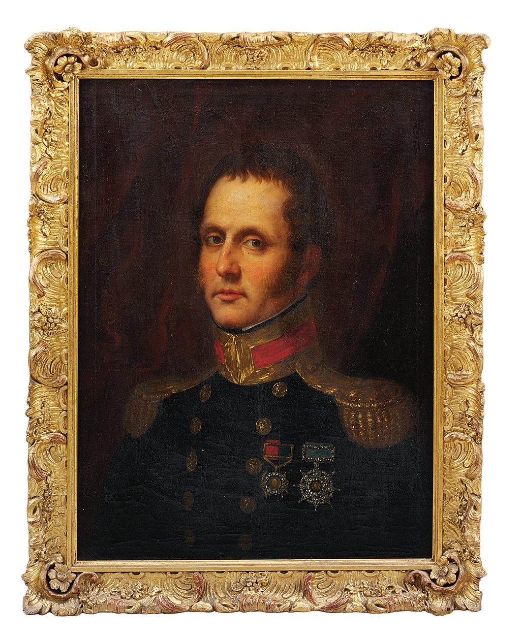 Samuel Edward Cook kapitány portréja, R.N., 1830 körül (olaj, vászon) alkotó: José Gutiérrez de la Vega