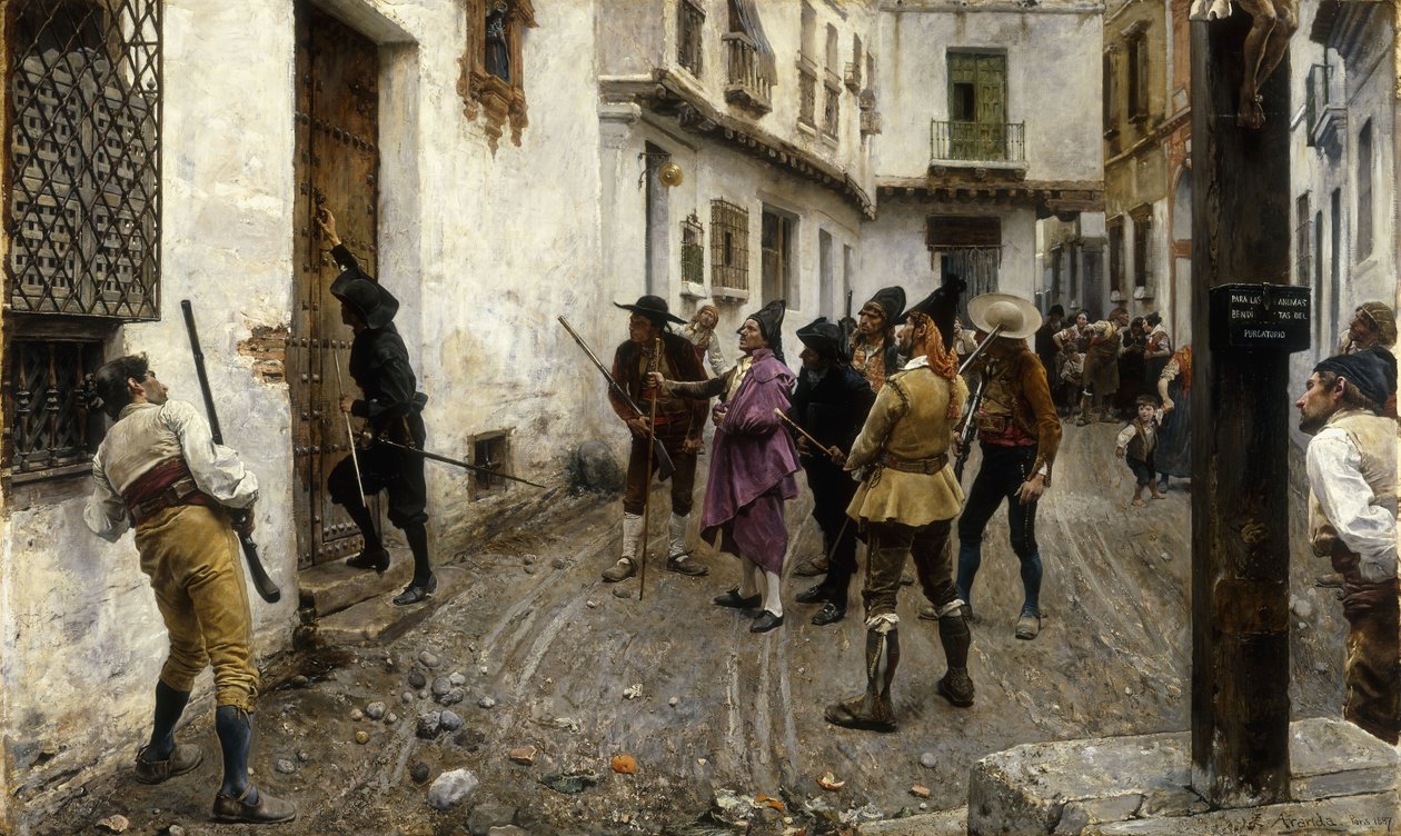 Az igazságosság uralkodik, 1887 alkotó: Jose Jimenes Aranda
