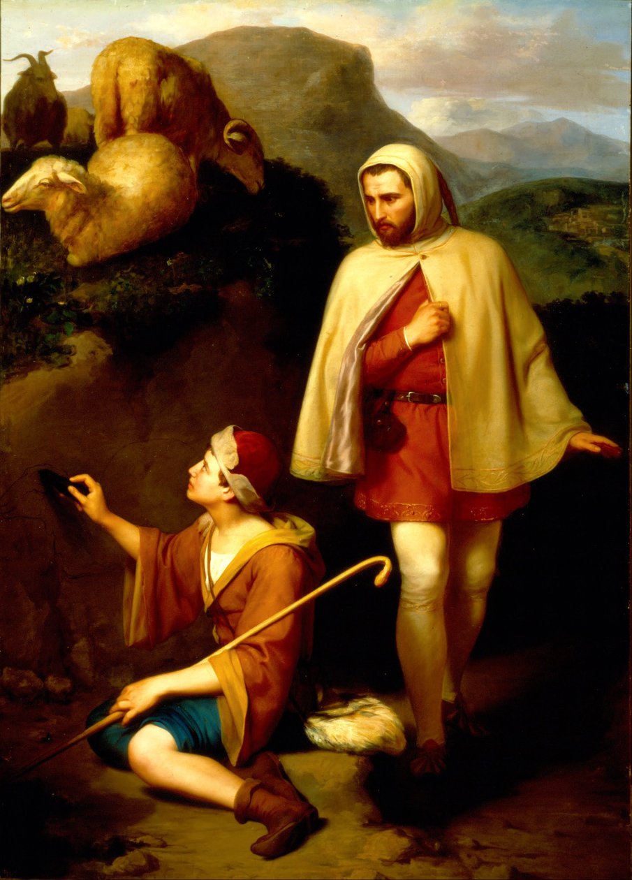 Giotto y Cimabue alkotó: José María Obregón