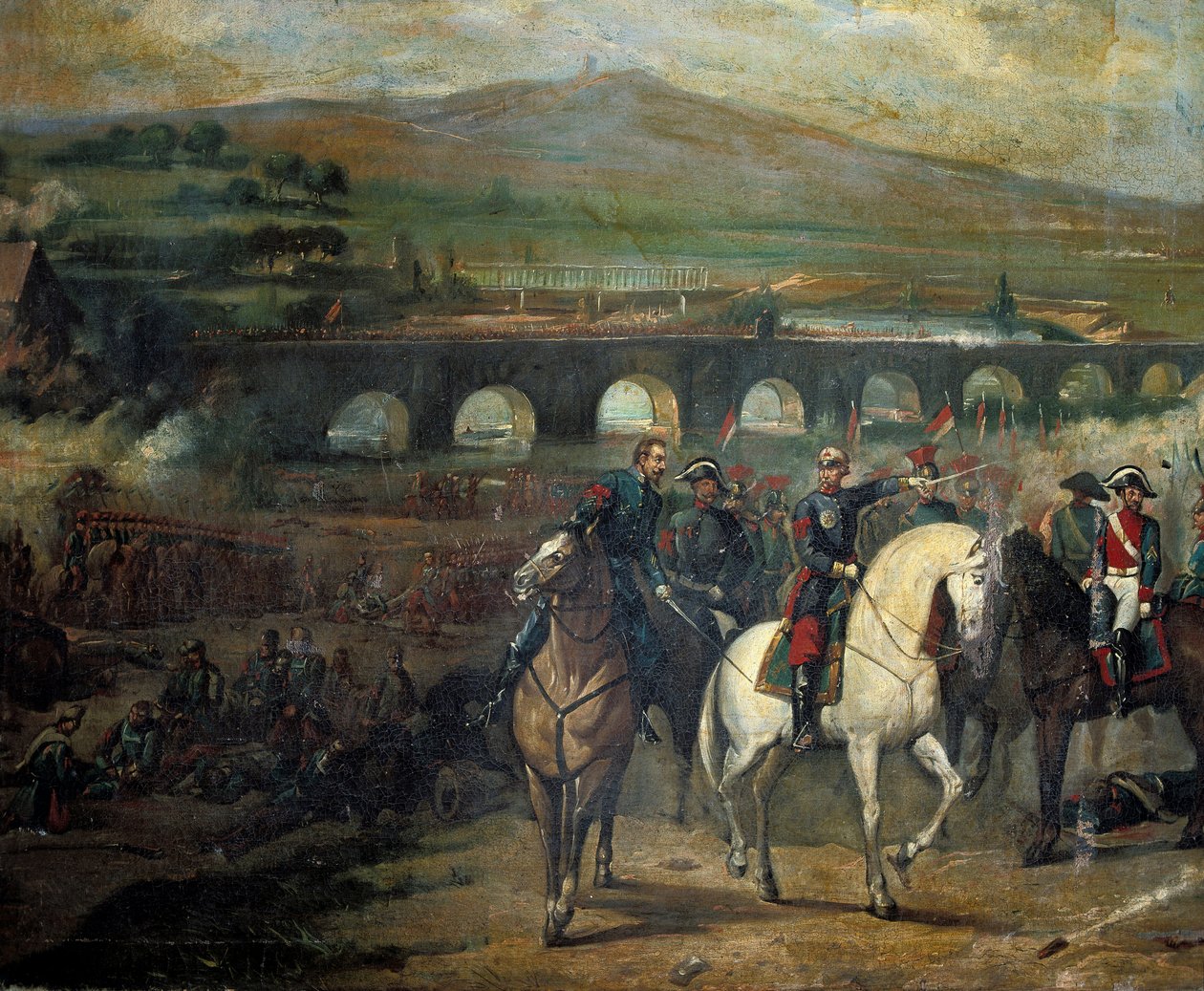Alcoleai csata Cordoba mellett, 1868. szeptember 20 alkotó: Jose Maria Rodriguez de Losada