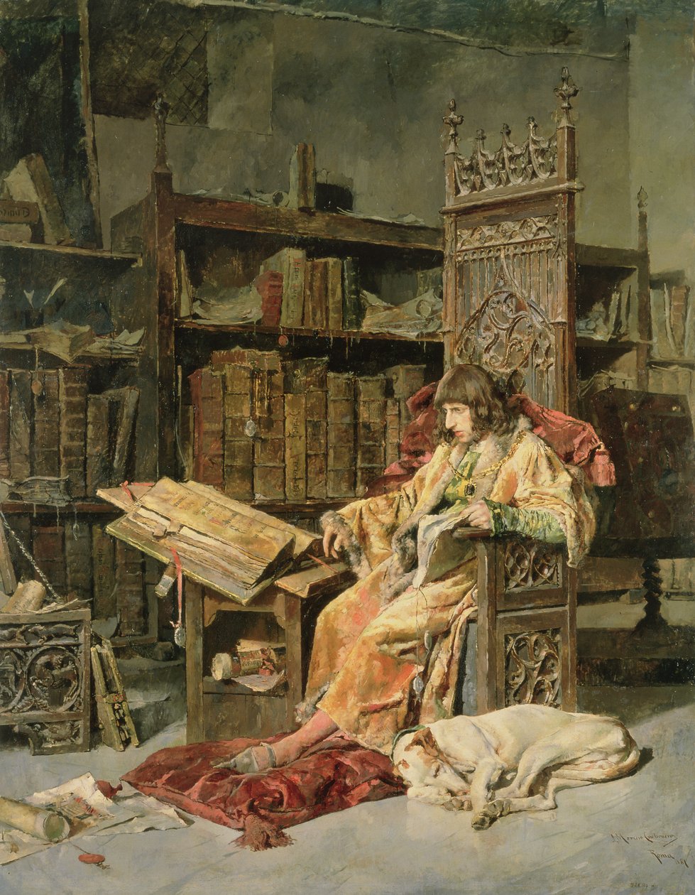 Vianadi Don Carlos (1421-61) 1881 alkotó: Jose Moreno Carbonero