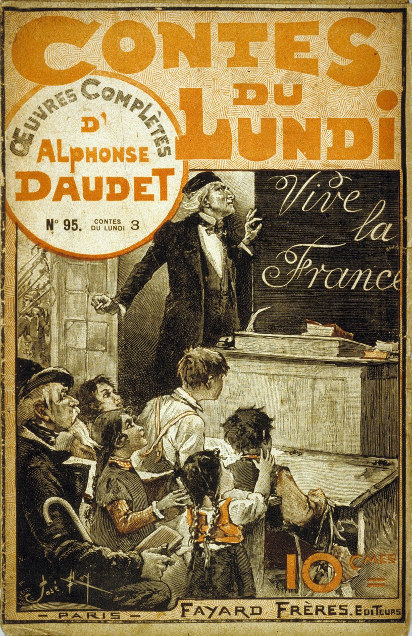 Alphonse Daudet „Monday Tales” című könyvének borítója alkotó: Jose Roy